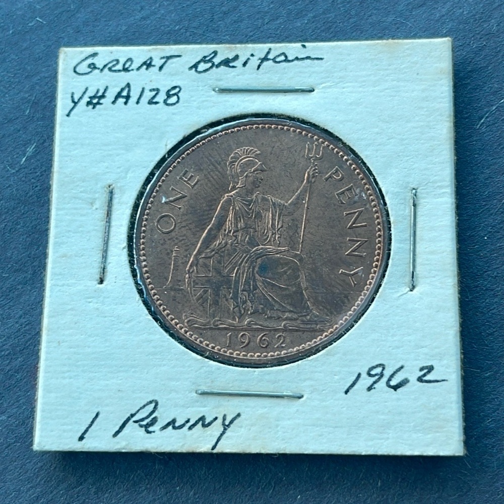 1962 Great Britain 1 Penny Y# A128
